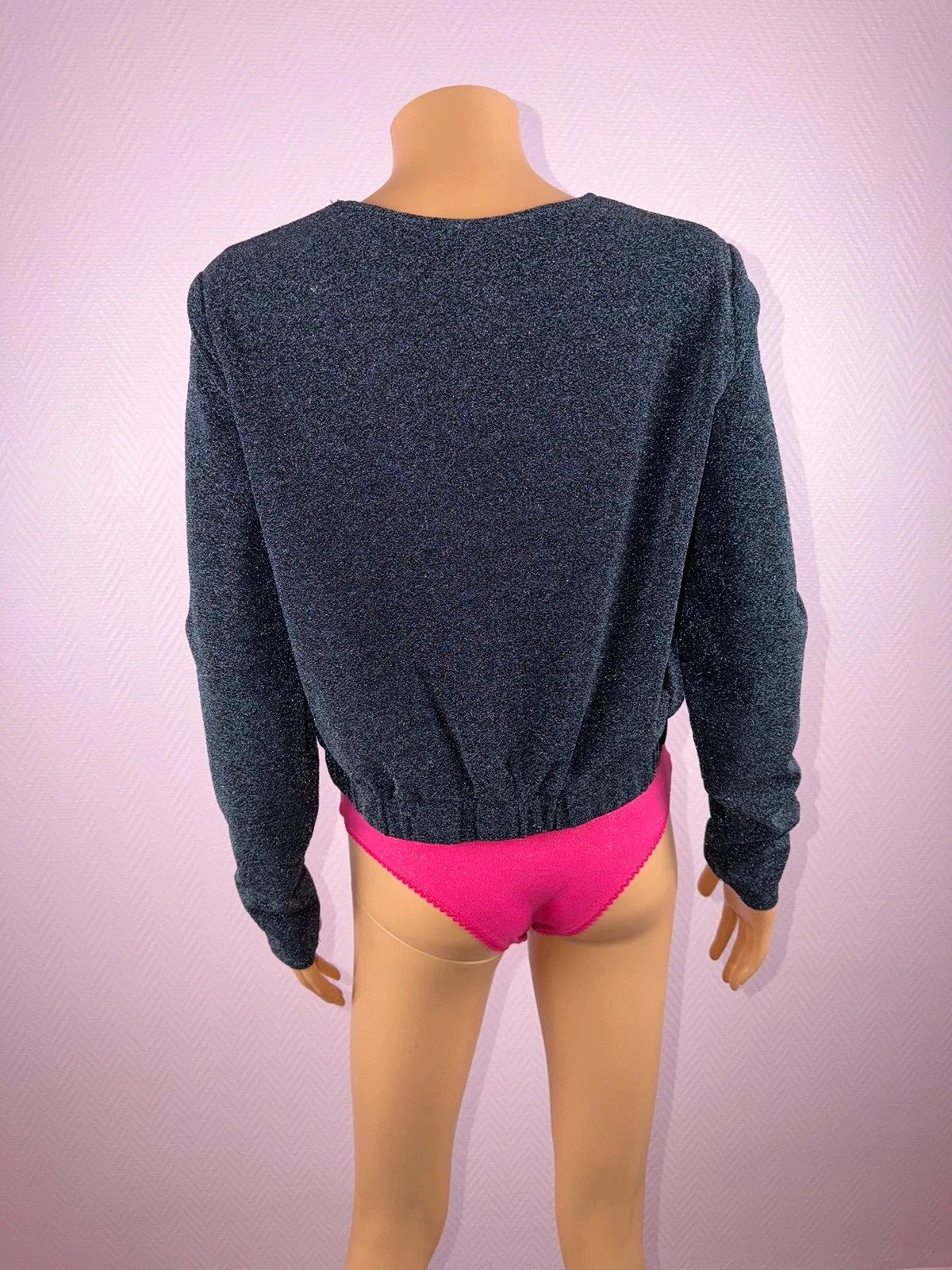 Top feminino brilhante Laure et Max tamanho xl – photo 9